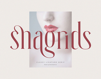 Snagrids || Classy Ligature Serif lettering