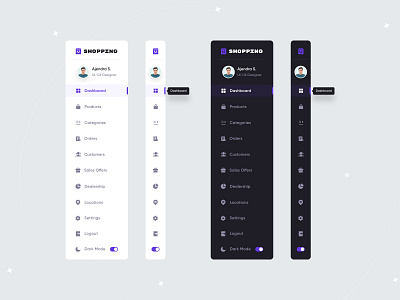 Sidebar Navigation for Dashboard cms cms menu dashboard dashboard menu menu navigation navigationbar design sidebar sidebar design sidebar navigation for dashboard ui udesign ux design