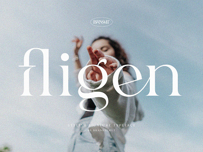 Fligen – Stylish Serif font design lettering