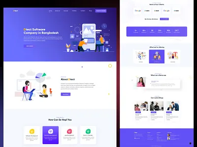 Website for Digital Agency adobe photoshop cc branding clean design digital agency ui uiux user interface web
