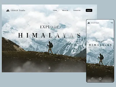 Parallax Scroll Effect for both Web & Mobile 2025 color theory explore himalayas logo mobile new parallax parallax scrolling scroll tour tour travels transitions travels trending ui ux web