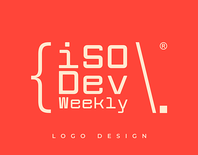 Visual Identity - ISO Dev Weekly branding logo visual identity