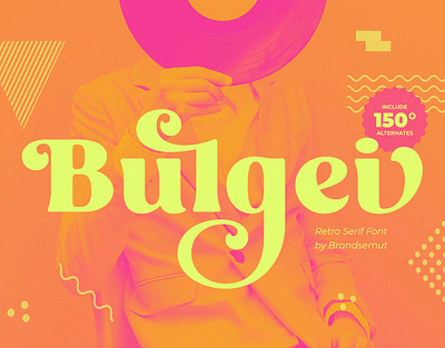 Bulgei – Modern Retro Serif classics font design lettering retro font