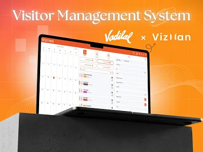 UI Design for VizMan- Visitor Management Sytem. branding digital checkin interface graphic design office visitor management system ui visitor management system ui visitor registration dashboard