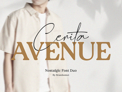 Cerita Avenue || Nostalgic Font Duo lettering
