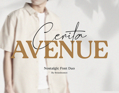 Cerita Avenue || Nostalgic Font Duo lettering