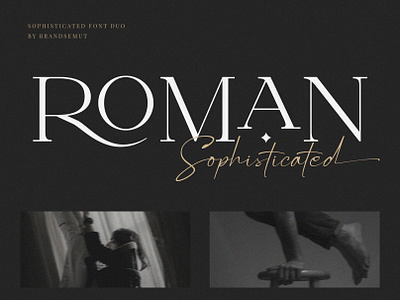 Roman Sophisticated Font Duo lettering