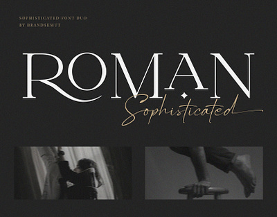 Roman Sophisticated Font Duo lettering