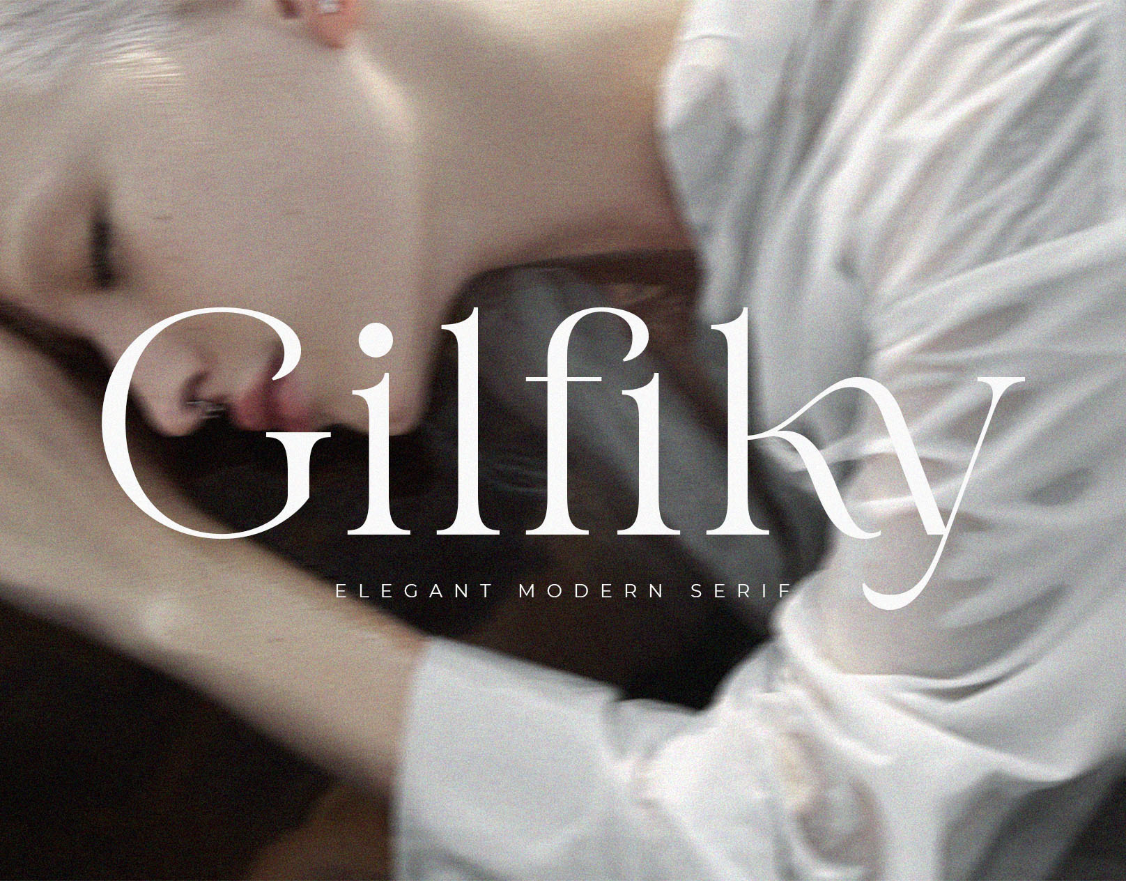 Gilfiky – Elegant Modern Serif lettering