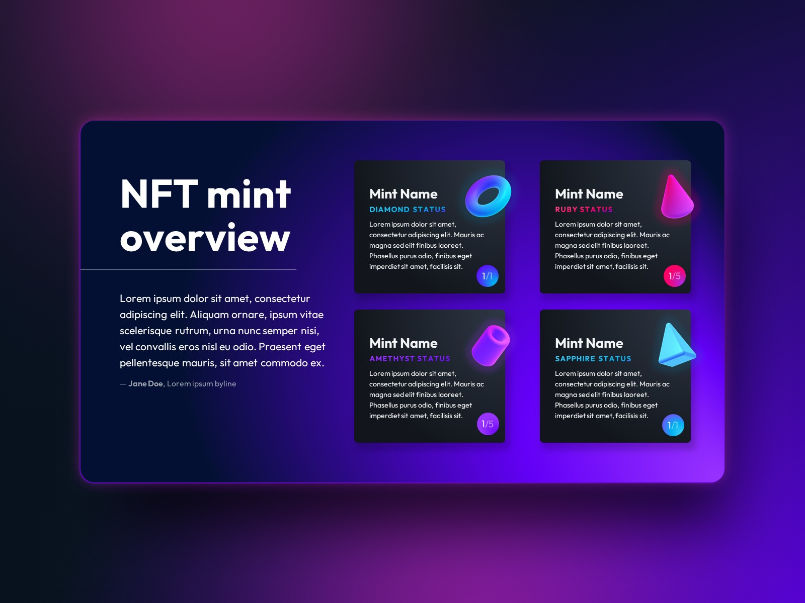 nft-pitch-deck-template-mint-overview-by-vip-graphics-on-dribbble