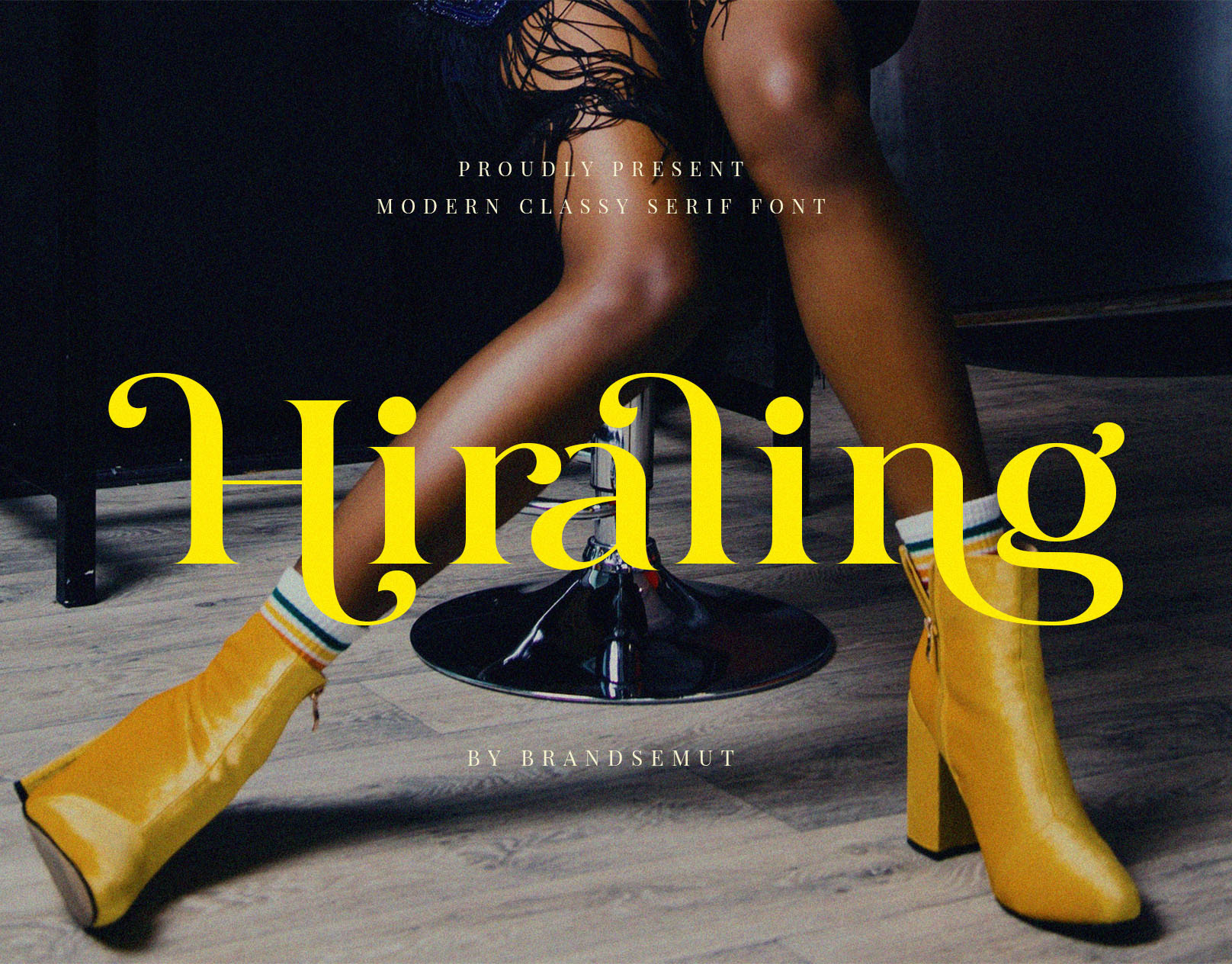 Hiraling – Modern Classy Serif Font lettering