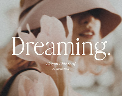 Dreaming – Elegant Chic Serif lettering