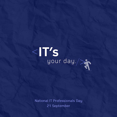 IT Day adobe photoshop illustrator branding typography