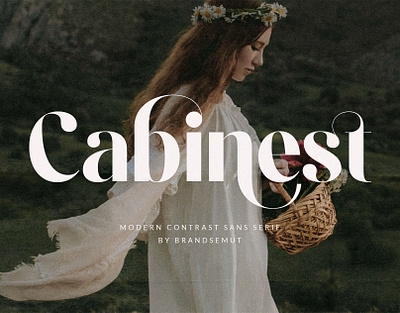 Cabinest – Contrast Sans Serif lettering