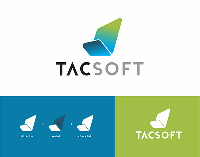 TACSOFT Logo app branding design graphic design icon illustration logo motion graphics ui