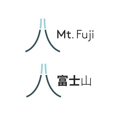 Mt. Fuji Logo Concepts design flat flat design flatdesign graphic graphic design graphicdesign graphics japan logo mountain mtfuji ui ux