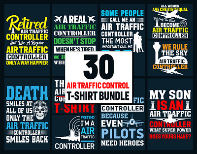 Air Traffic Control T-Shirt Design Bundle air traffic control aviation daily shirts