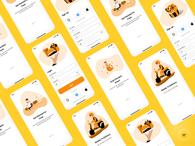 Food App app design illustration ui uiinspiration uxinspiration