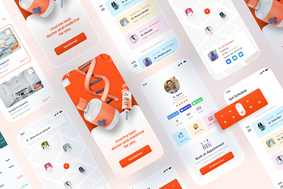 Medical Consultation Apps android app app design apps doctor doctor apps hospital hospital app ios medical medical apps medical apps design medical consultation mobile mobile apps mobile apps design mobile design pill pill reminder syful
