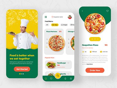 Food Delivery App app app design delivery delivery app delivery service dinner eating fast food food food app food delivery application food delivery service food design food order foodie lunch mobile mobile food app ui ux