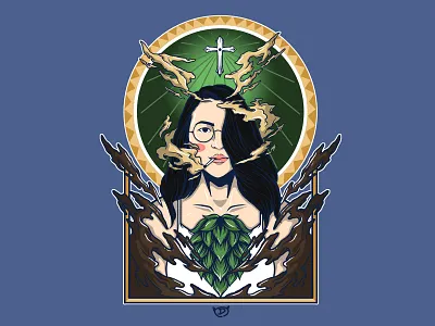 Danilla design illustration tees design vector