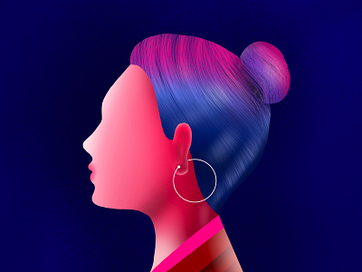 3d Avatar 3d avatar design designer girl illustration india lalit print procreate