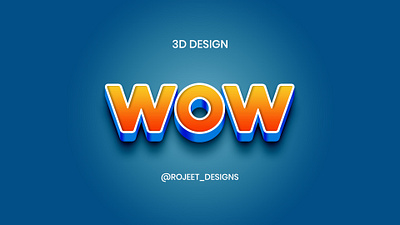 3D Text Design 3d 3ddesign design graphicdesign photoshop textdesign