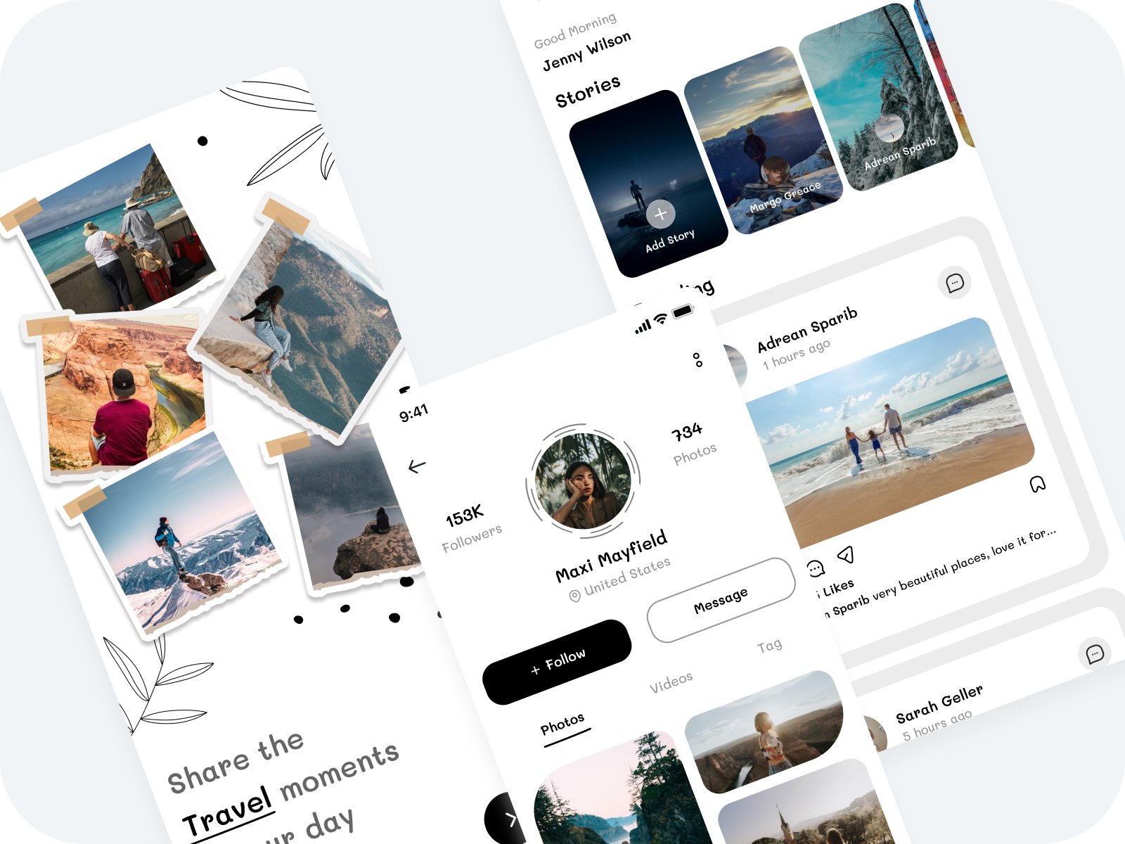 Social Media App for Travelers by Implies Solution on Dribbble