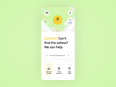 029 Map 2020 adaptive app dailyui dailyui029 design ecommerce figma illustration interface location logo map mobile navigation ui ux