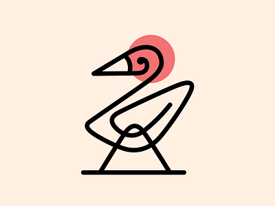 Lineart bird! by Nour on Dribbble