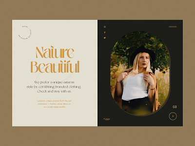 BEUNI Autumn - Website concept autumn beauty blog collection concept design fashion intro minimalist photosession shop ui ux web design webdesign website