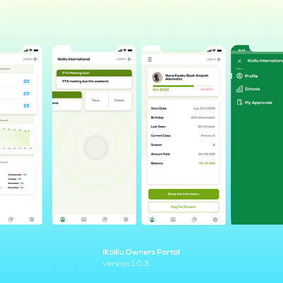iKolilu Owners Portal accra beautiful finance internation nature neat payment pending school sidenav work