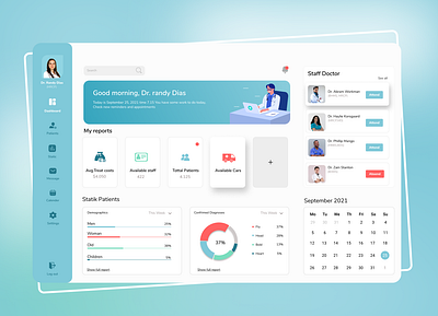 Medical Dashboard Design app dashboard dashboard design design medical ui web