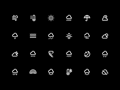 Bootsy weather icons bootstrap bootsy design icon icons ipad ui vector weather