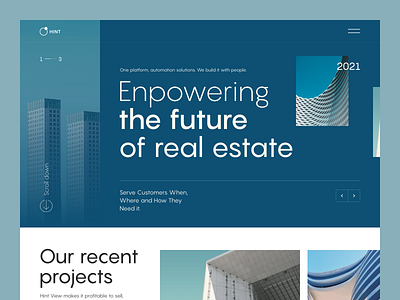 Hint- Real estate header animation creative design dribbble header landing page minimal minimal web popular shot real estate real estate agency saidul islam typography ui ui design uiux uxdesign visual design web header website design