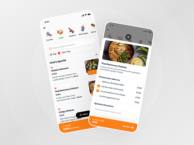 #2 Restaurant Digital Menu I In-store Ordering System 3d icons design digital menu food app food ordering system illustration interface restaurant app restaurant ordering system scan and pay ui ui8 ux