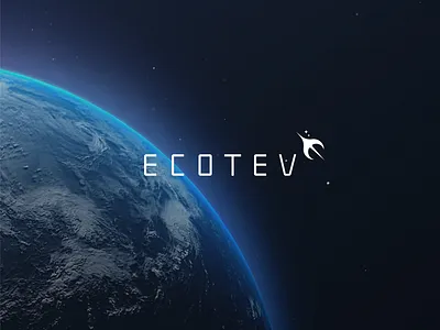 Ecotev Logo Design - Space logo app black white branding design earth icon illustration logo logo design logo mark march mark modern simple space space logo ui vector web design world