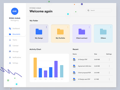 Dashboard design (Documents) agency app app ui branding clean design dashboard graphic design homepage landing page ui ux web web application webapp