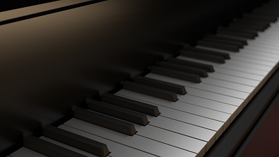 Piano 3d 3d animation 3d art 3d model 3d render animation cgi design illustration keyboard modelling music musical piano rendering