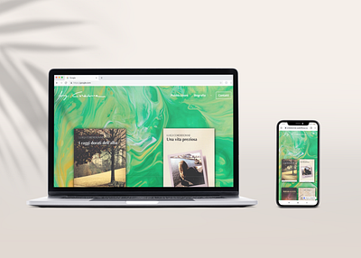 UX-UI DESIGN & Web development - Luigi Cordidonne author book design figma homepage landing ui ux webdesign webdevelopment webflow