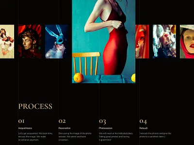 Photographer Portfolio figma ui uiux uiux designe web web designe