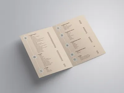 Buddy Caffe - Menu brand branding buddy caffe clean design dog friend logo menu petfriendly product design typography