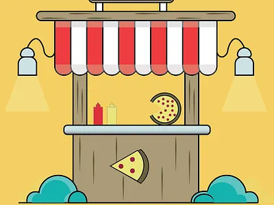 Pizza adobe art brading design graphic design illustration logo pizza vector