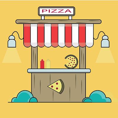 Pizza adobe art brading design graphic design illustration logo pizza vector