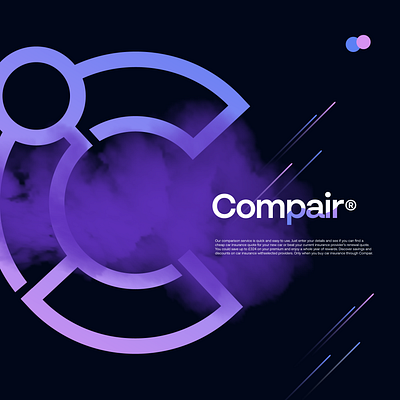 Compair branding design gradient illustration logo logo design logodesign modern technology ui