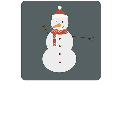 Snowman app design graphic design illustration vector