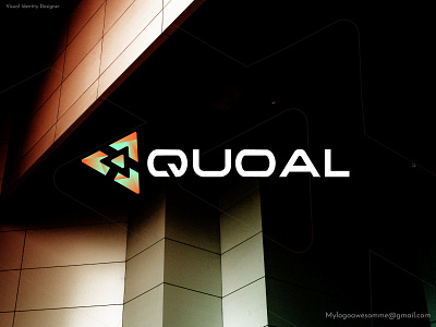 Quoal logo - Crypto logo a b c d e f g h i j k l m abstract logo blockchain branding colorful creative crypto design ecommerce gradient logo illustration logo logo design logo designer logotype modern n o p q r s t u v w x y z startup ui vector