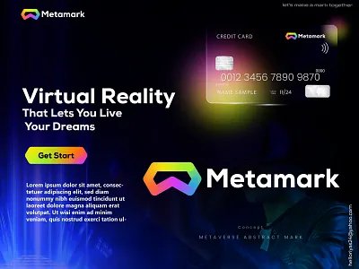 Metaverse logo - unused logo design blockchain branding branding agency creative crypto design ecommerce illustration logo logo design logo designer metaverse modern nft simple symbol typography ui vector web 3.0
