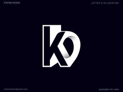 letter K D location a b c d e f g h i j k l brand brand identity branding design icon location logo logo design logo mark logodesign logotype minimalist logo modern logo