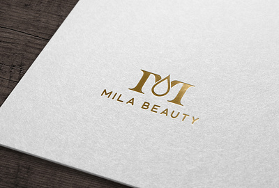 Mila Beauty logo design 3d animation arga oil beauty logo brand logo branding cosmetic cosmetic logo creative logo design fashion graphic design illustration logo motion graphics ui
